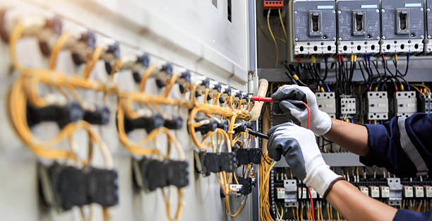 Professional Electrician technician working in Roanoke, TX